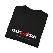 Load image into Gallery viewer, Unisex Garment-Dyed T-Shirt - 'OUTSIDERS' Graphic Tee for Casual Wear