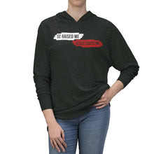 Load image into Gallery viewer, SE Raised Me in White T-Shirt Unisex Tri-Blend Hoodie