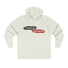 Load image into Gallery viewer, SE Raised Me in White T-Shirt Unisex Tri-Blend Hoodie