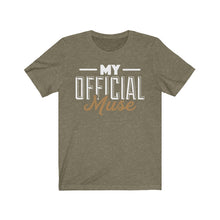 Load image into Gallery viewer, My Official Muse Unisex Jersey Short Sleeve Tee
